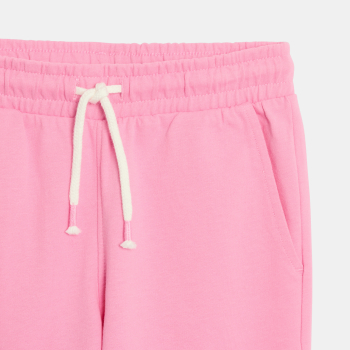 بنطلون رياضي ميلتون وردي سادة للبنات